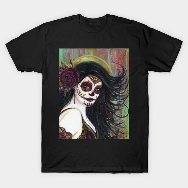 Zatina day of the dead by Renee lavoie T-Shirt by ReneeLLavoie